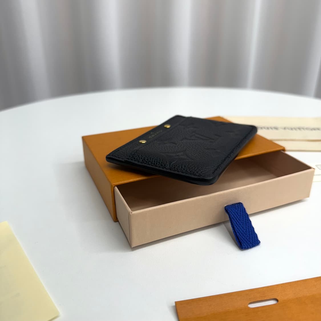 [정품] 루이비통 앙프렝뜨 카드지갑 블랙 상품이미지7