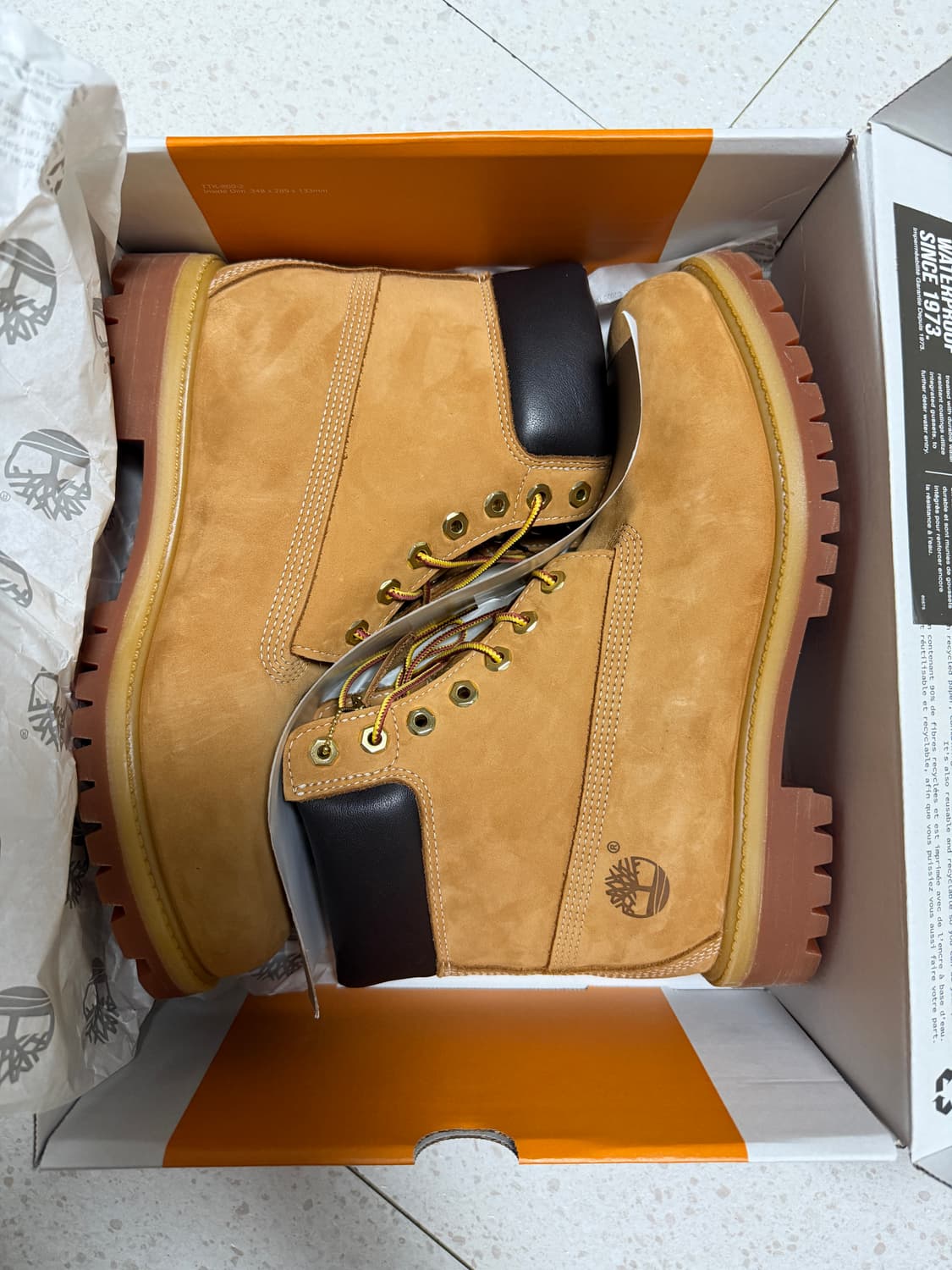 새상품) 팀버랜드 프리미엄 6인치 워터프루프 부츠 위트 누벅 285사이즈 상품이미지1