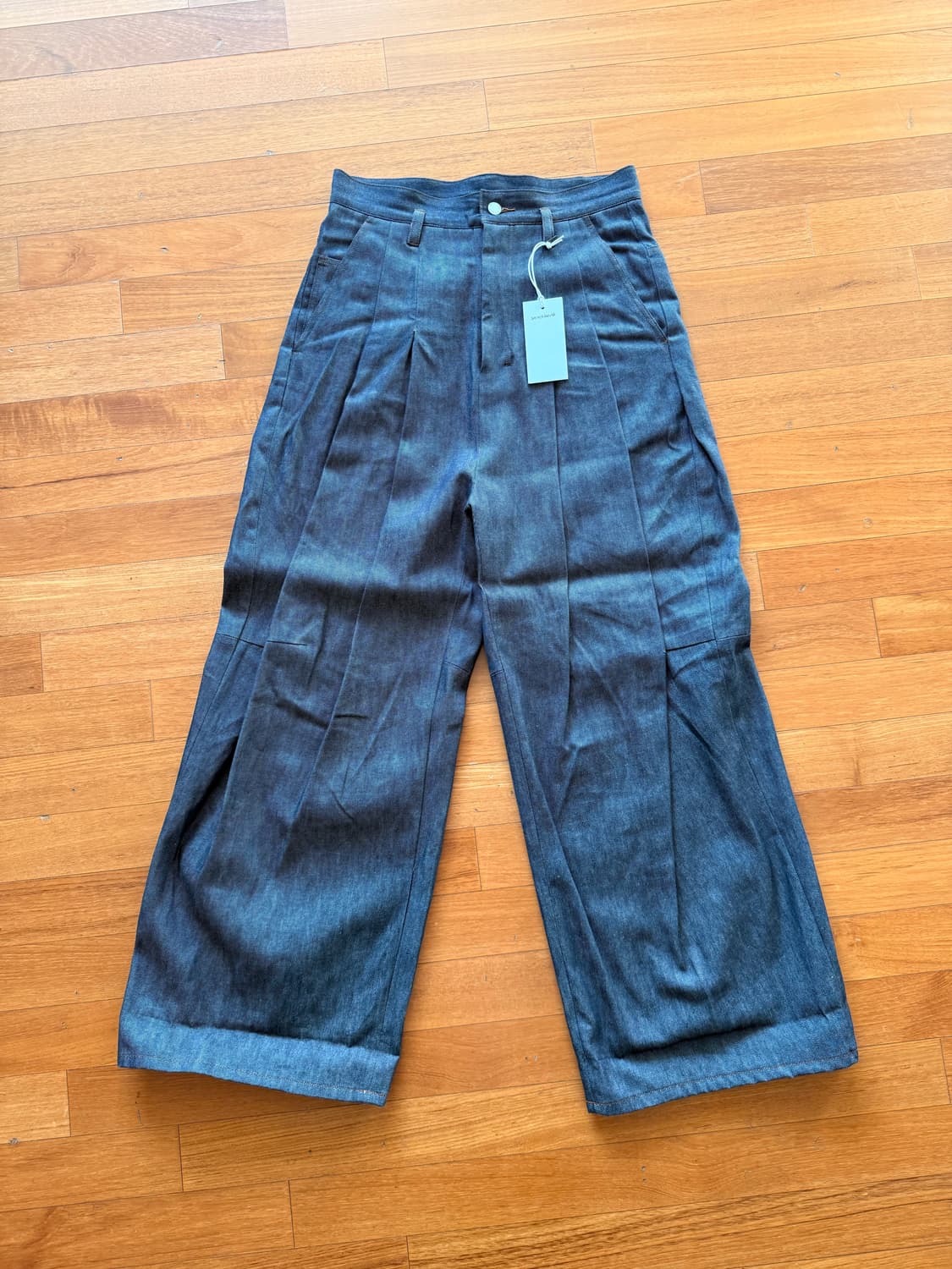 Shinya Kozuka 신야 코즈카 hi baggy indigo 상품이미지1