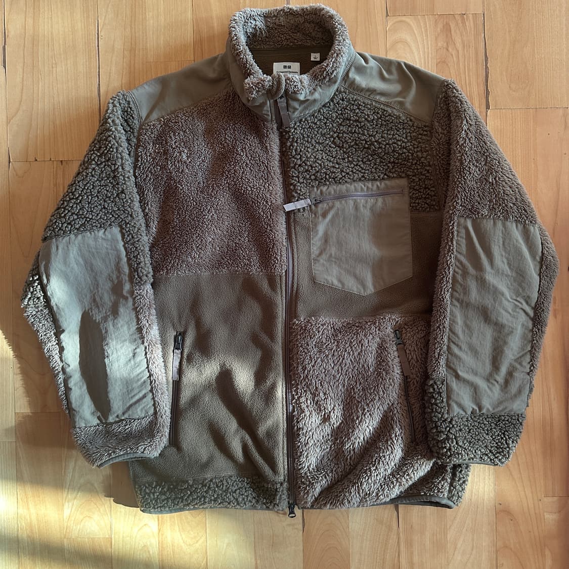 유니클로 x 엔지니어드 가먼츠 플리스 자켓 후리스 탄 베이지 상품이미지1