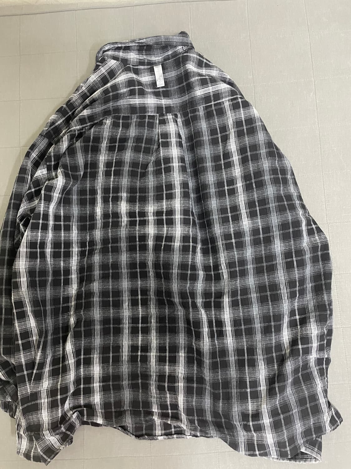 노매뉴얼 체크셔츠 L 상품이미지3