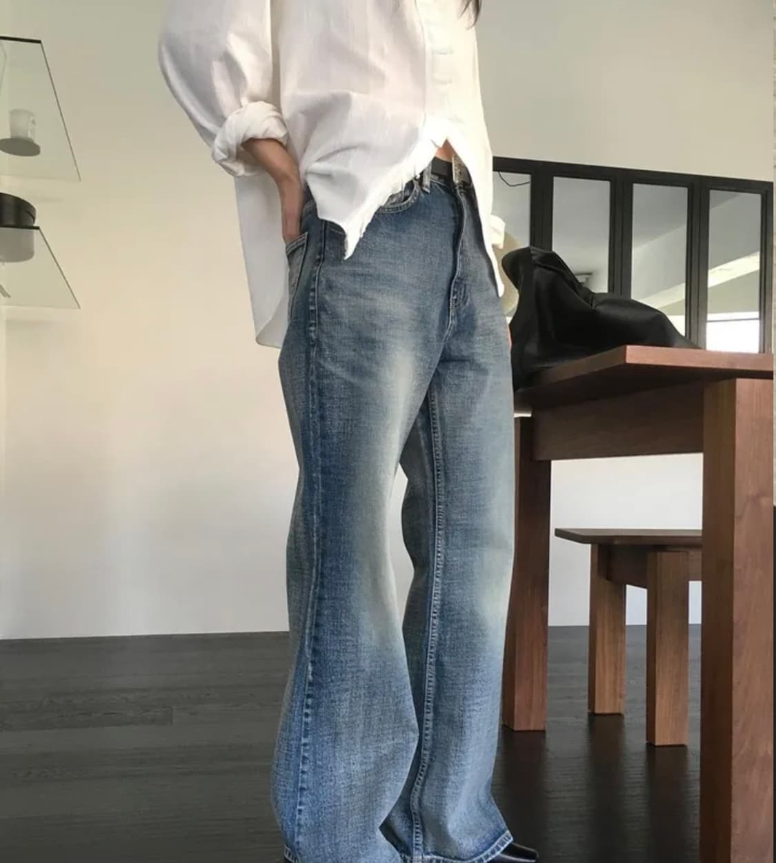 미엔느 부츠컷 데님 OOT 상품이미지2