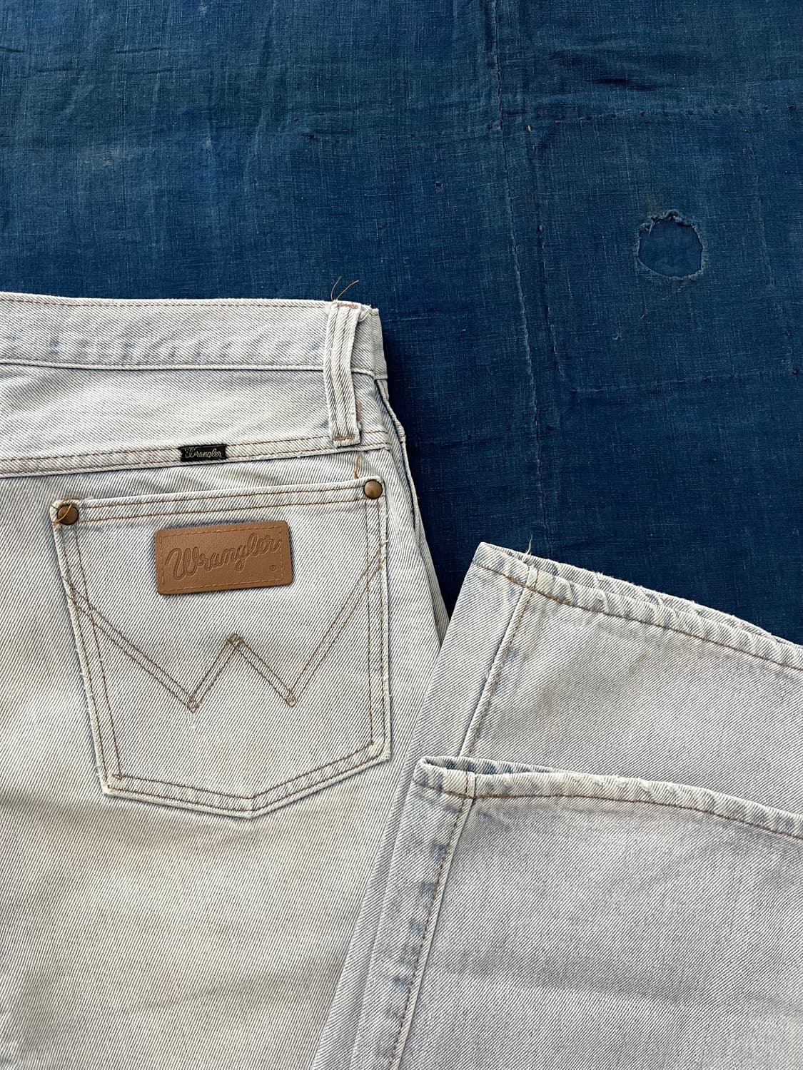빈티지 일본제 랭글러 데님 팬츠 상품이미지5