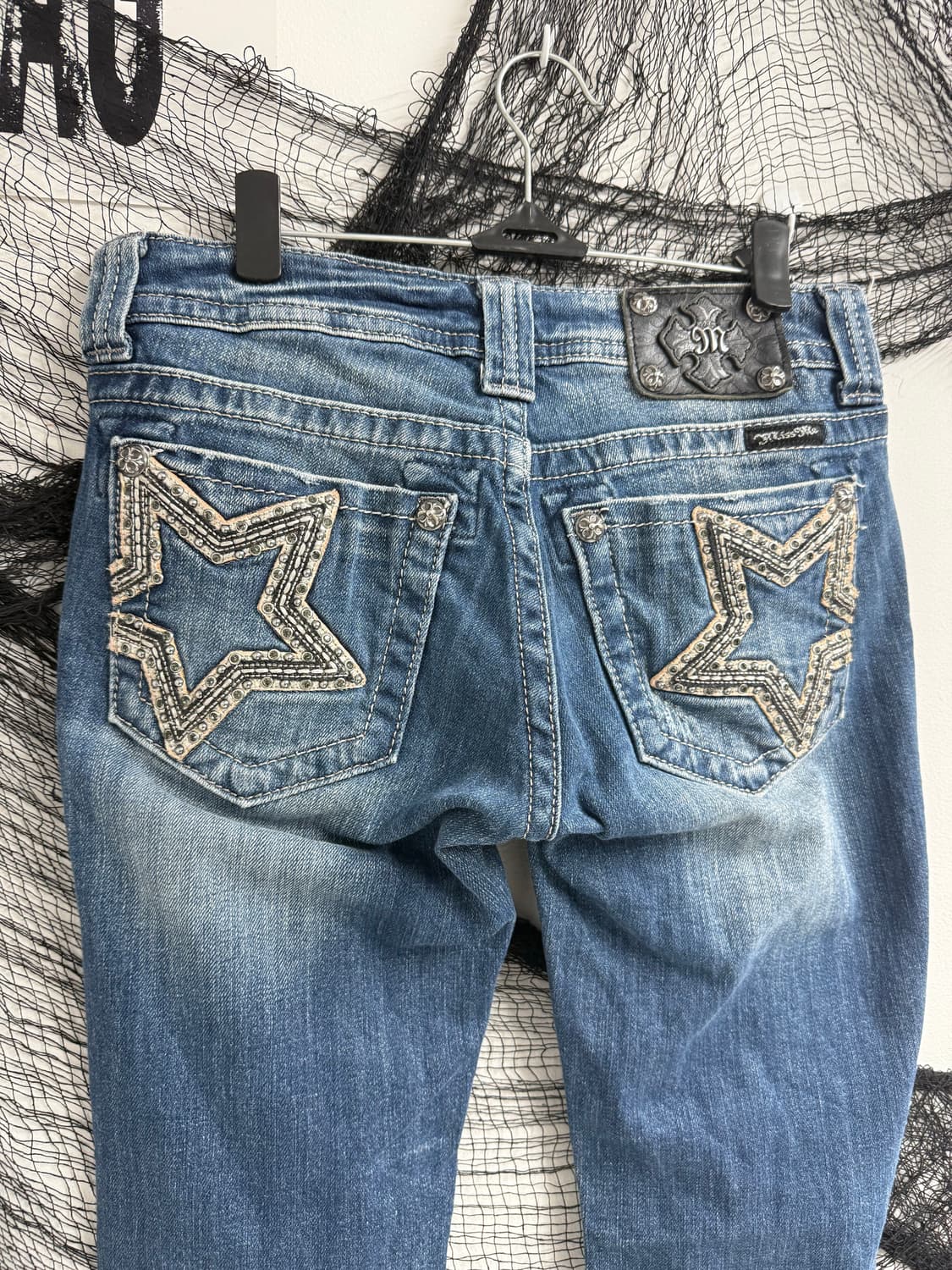 00s gyaru mood bootscut jeans 상품이미지3