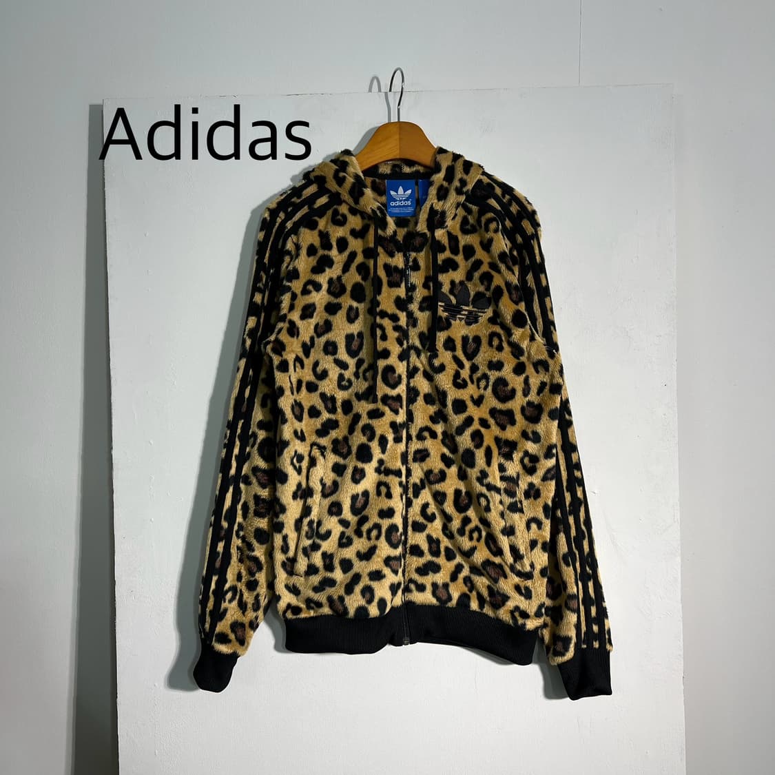 Adidas 호피 쉐르파 후드집업 85 상품이미지1