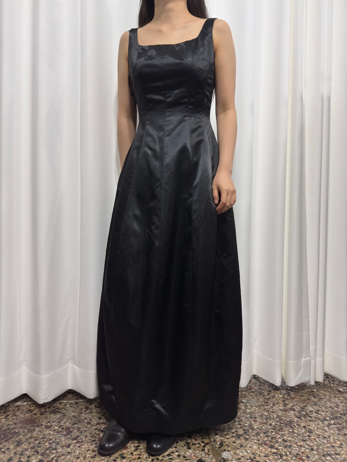 aimer satin dress 상품이미지2