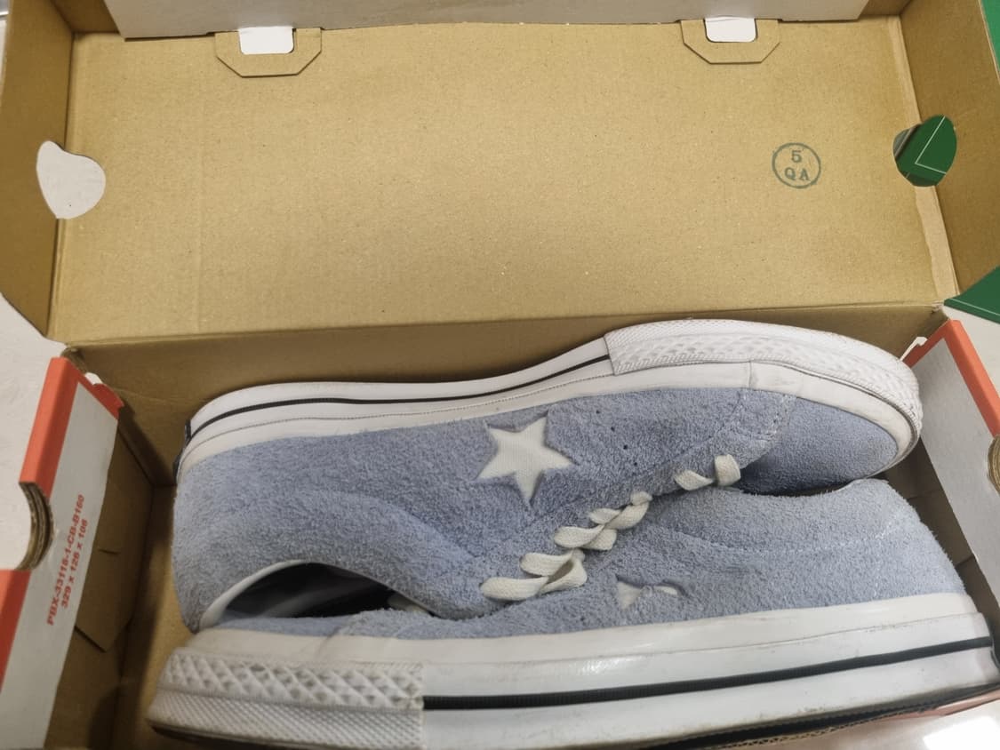 컨버스 원스타 로우 빈티지 스웨이드 고스트(275) 상품이미지1