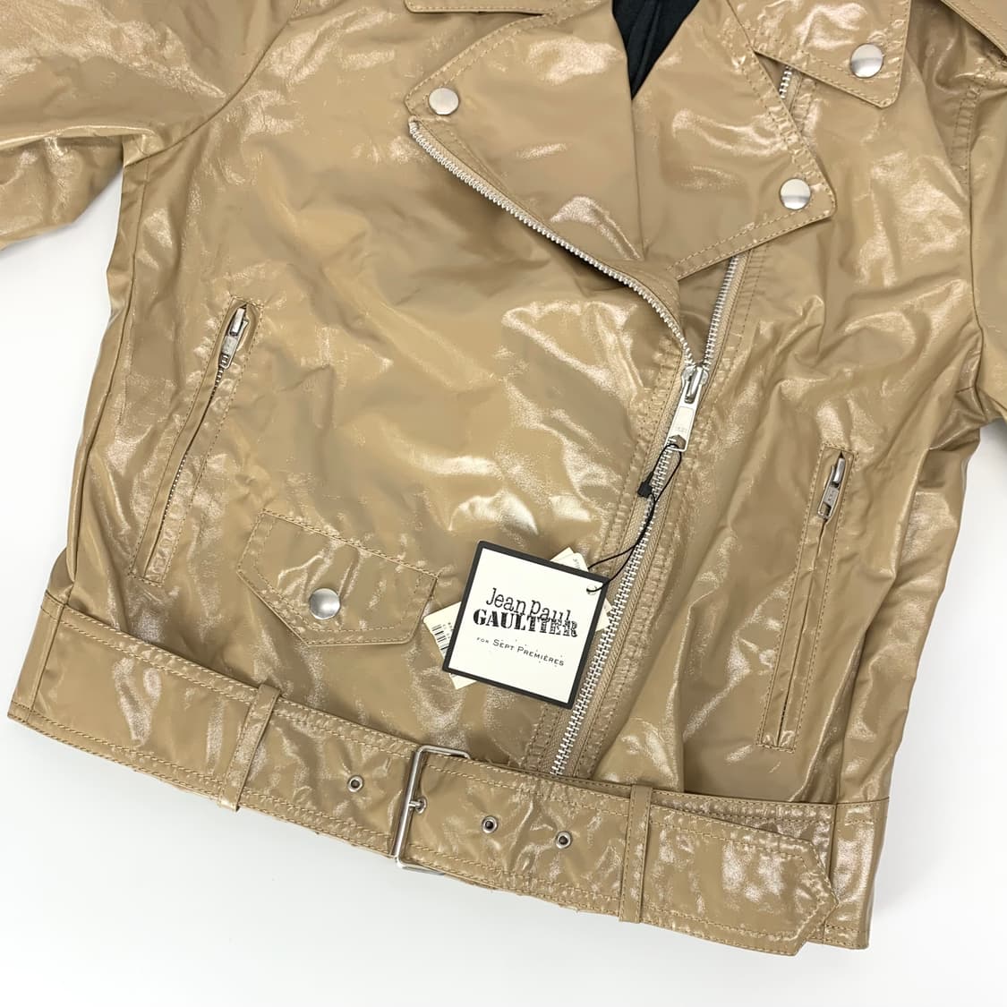 장 폴 고티에 에나멜 라이더 자켓 상품이미지3
