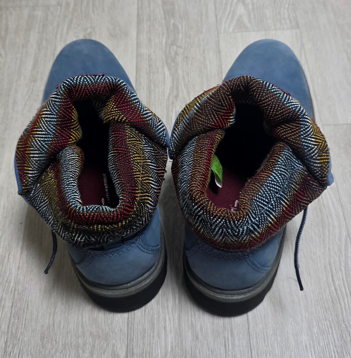 팀버랜드 롤탑 스웨이드 블루 앵클부츠 (255~260) 상품이미지3