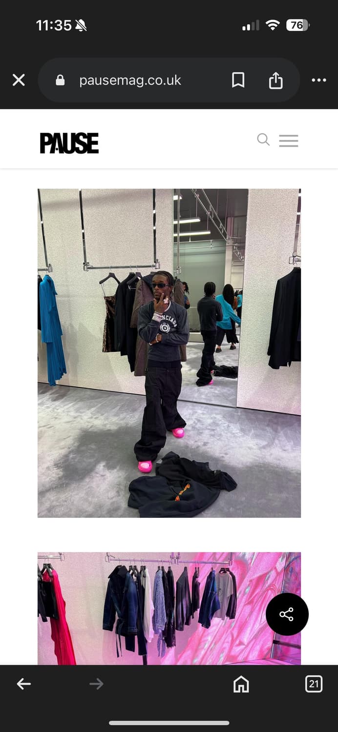 발렌시아가 립스탑 플레어 카고 팬츠 상품이미지6