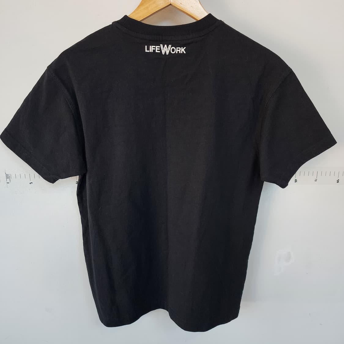 라이프워크 반팔 티셔츠 블랙 상품이미지4