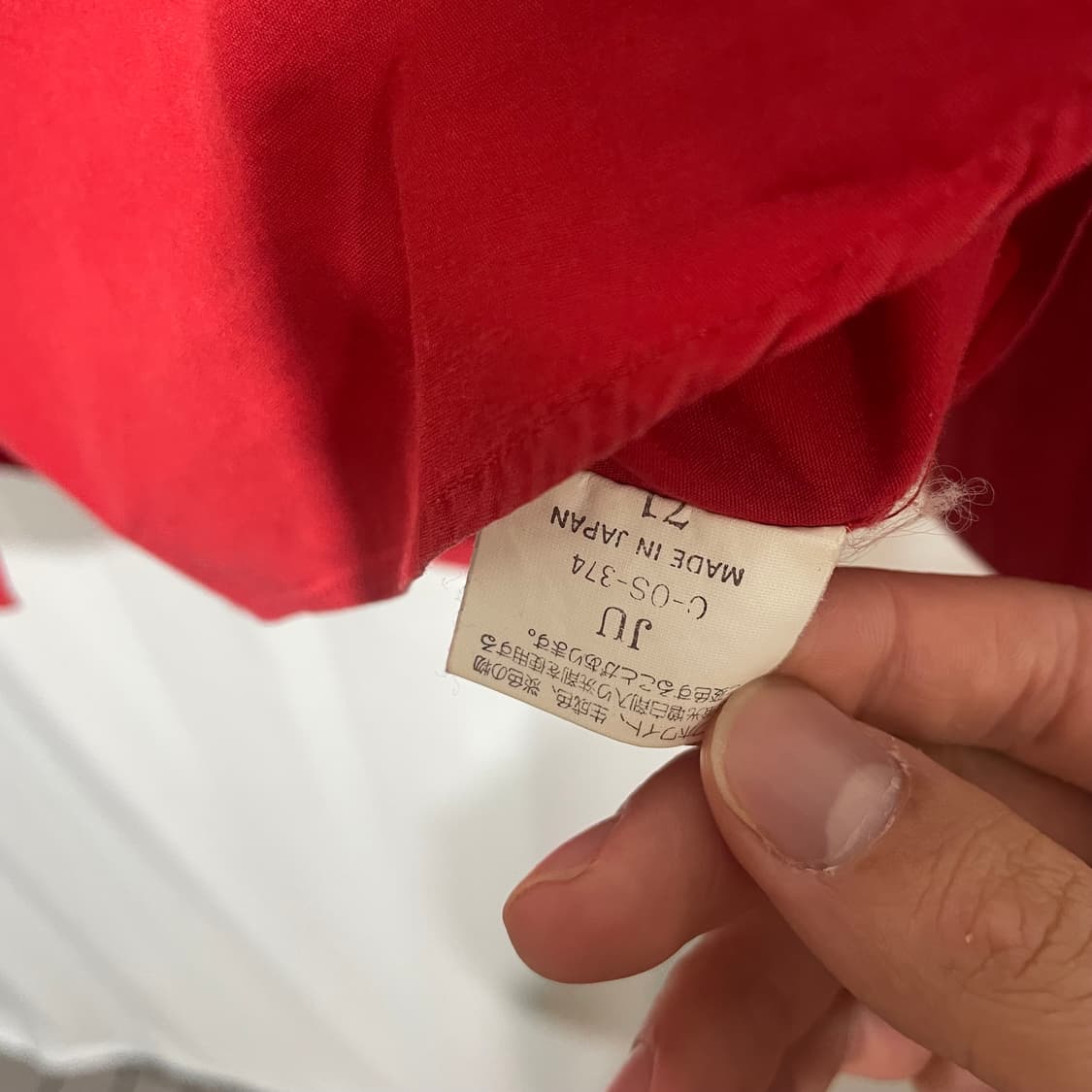 90s 로메오 질리 레드 셔츠 상품이미지4