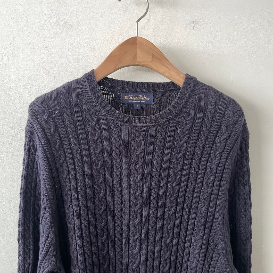 cotton-linen blended cable knit 상품이미지2