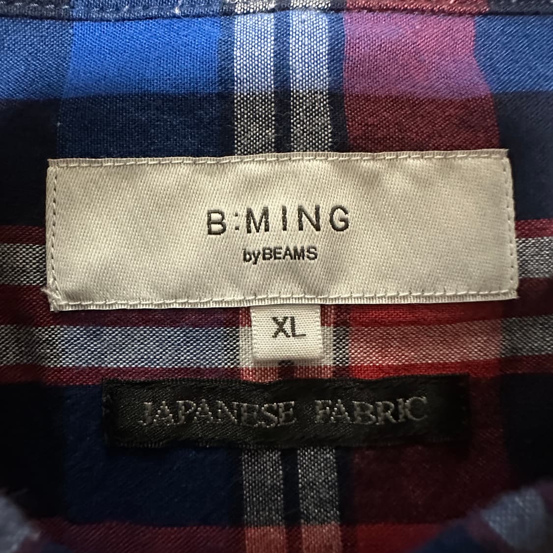 BEAMS check shirt 상품이미지3