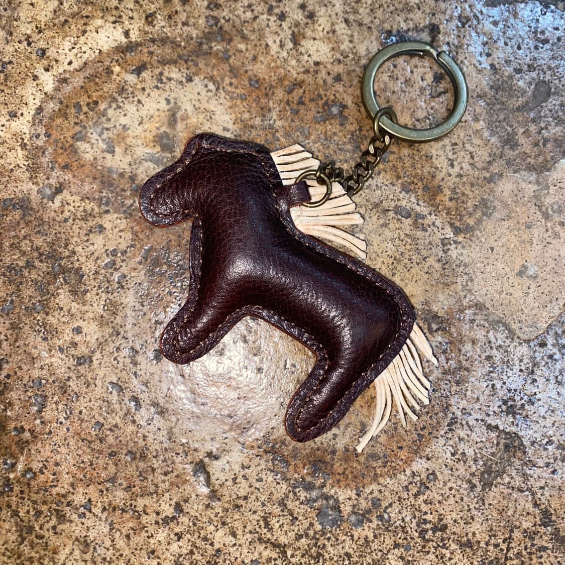 빈티지 가죽 말 키링 상품이미지3