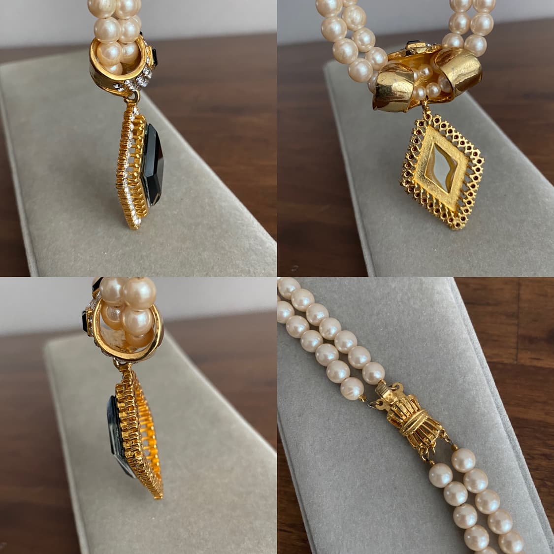 빈티지 악세서리 목걸이 귀걸이 세트 상품이미지5