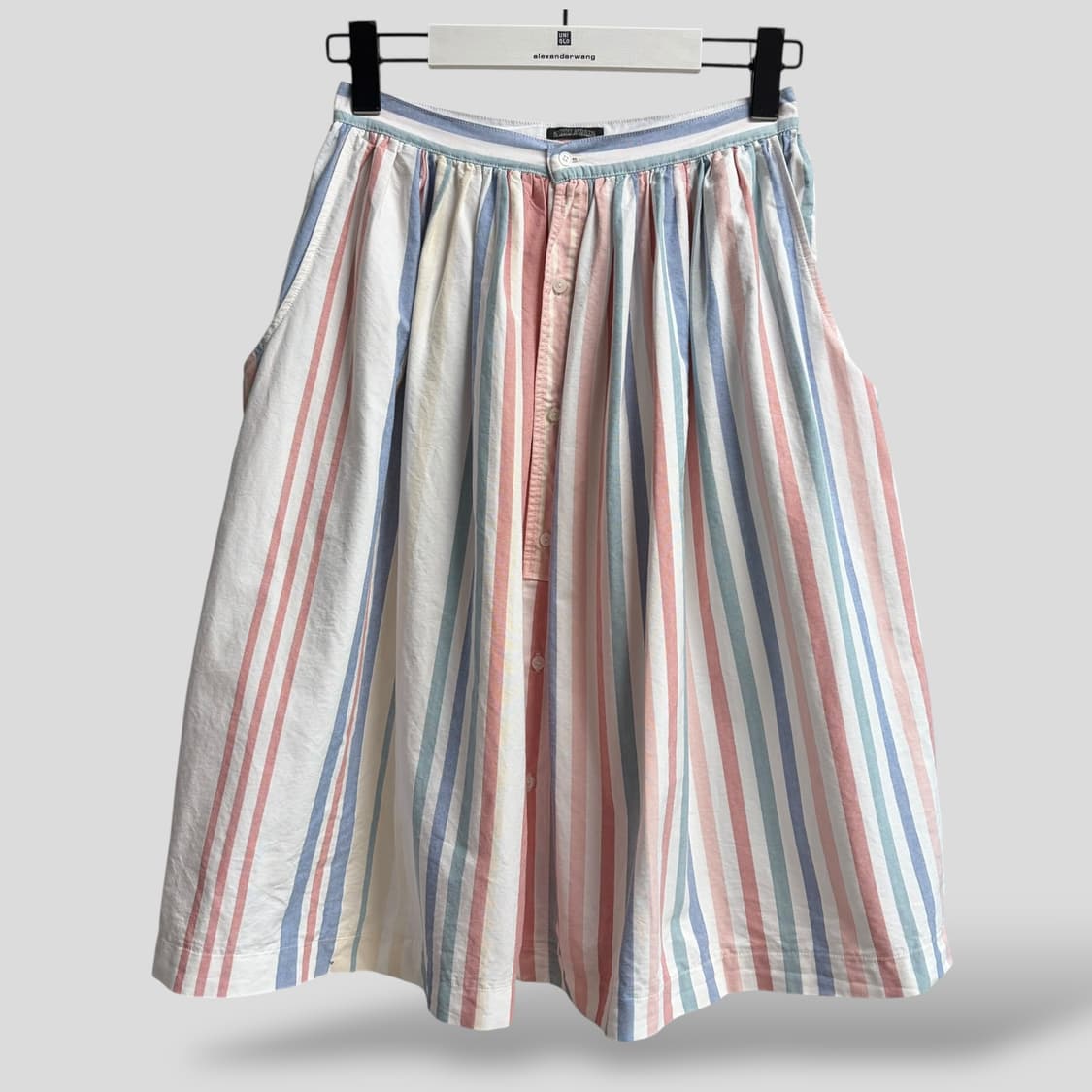 (OS)SUNNY SPORTS 써니 스포츠 멀티 스트라이프 스커트 상품이미지1