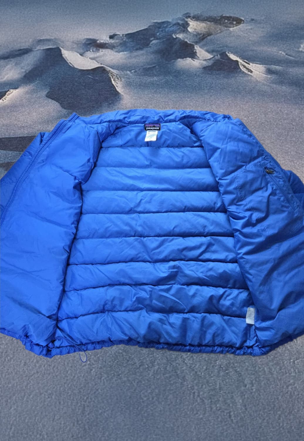 (L)파타고니아 올드 피츠로이 블루 패딩  상품이미지3