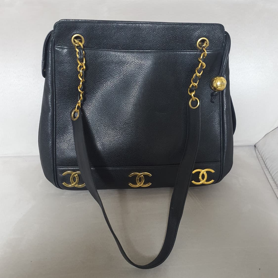 샤넬 트리플 CC 캐비어 숄더백 상품이미지2