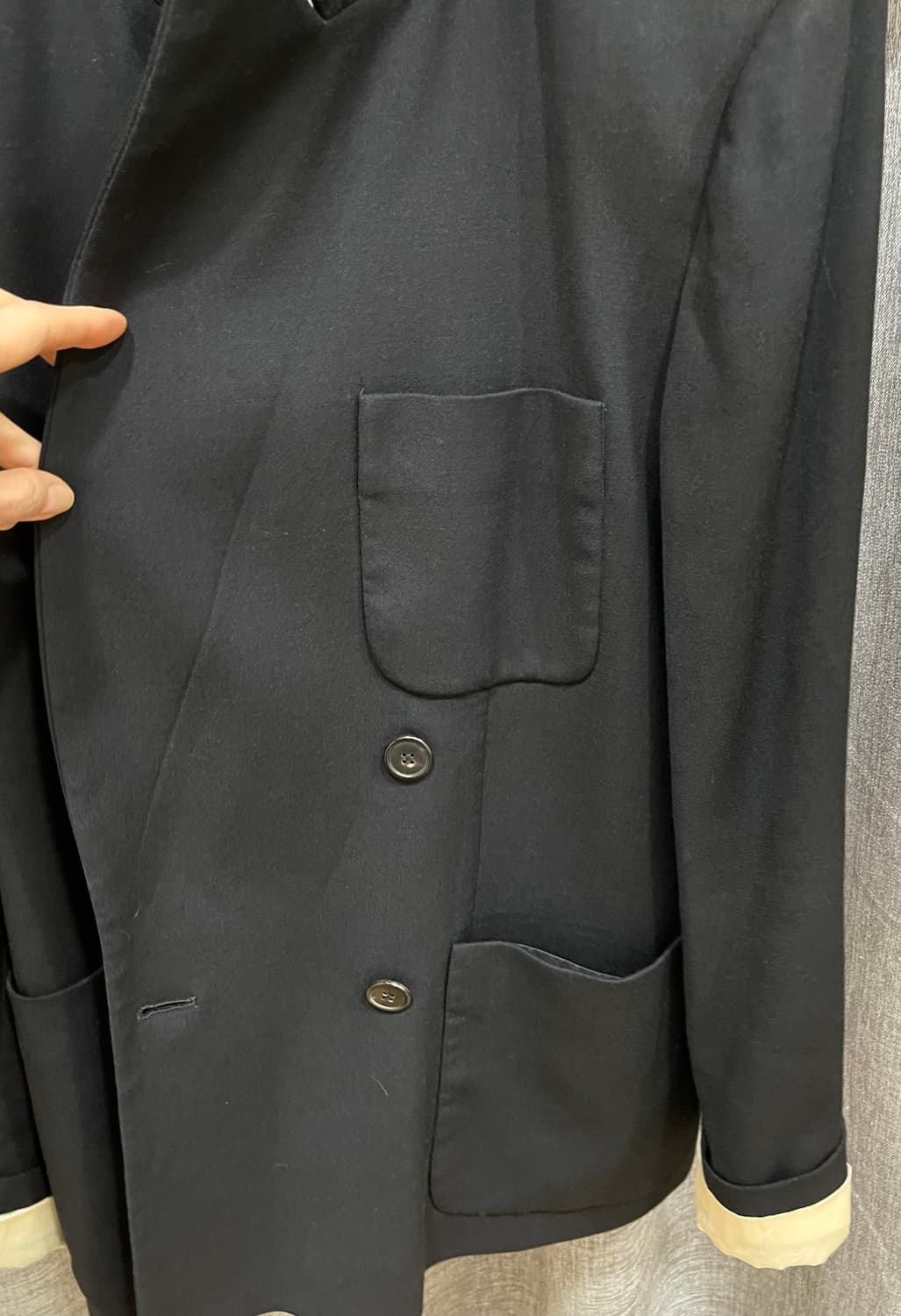 ISABEL MARANT 이자벨 마랑 더블 브레스티드 자켓/블랙 상품이미지8