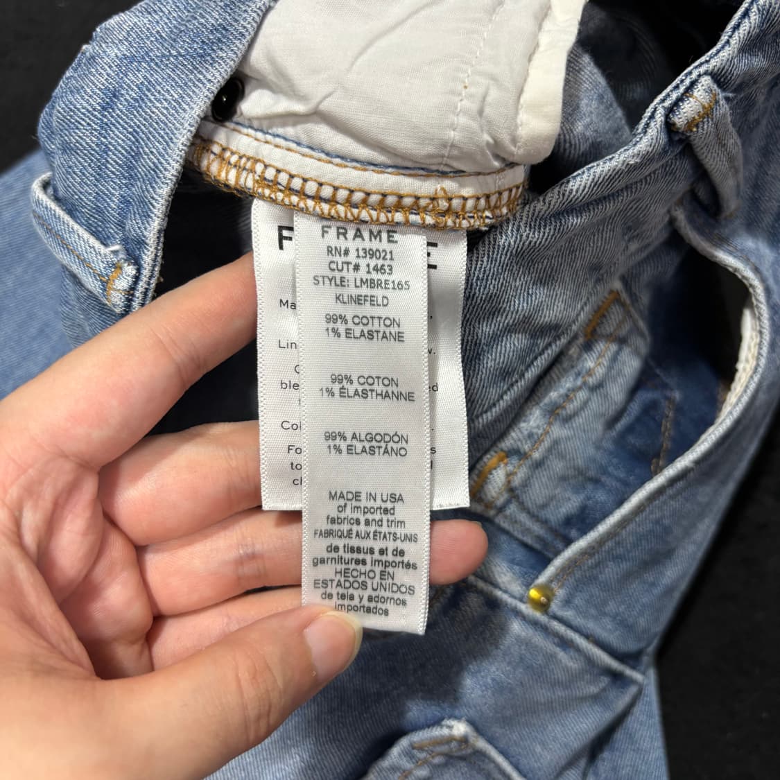 26 FRAME DENIM 프레임데님 디스트로이드 크롭 부츠컷 플레어진 상품이미지5