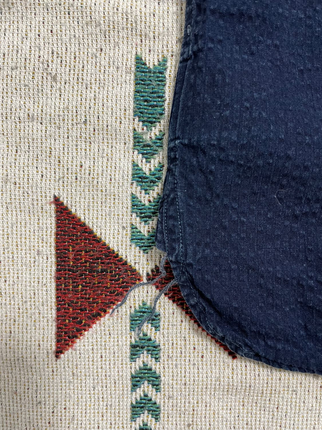 RRL 인디고 반팔 캠프셔츠(M) 상품이미지6
