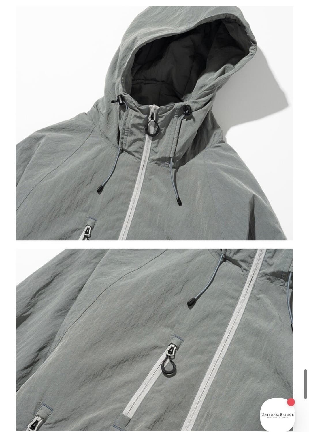 유니폼브릿지 insulation wind parka grey [XL] 상품이미지3