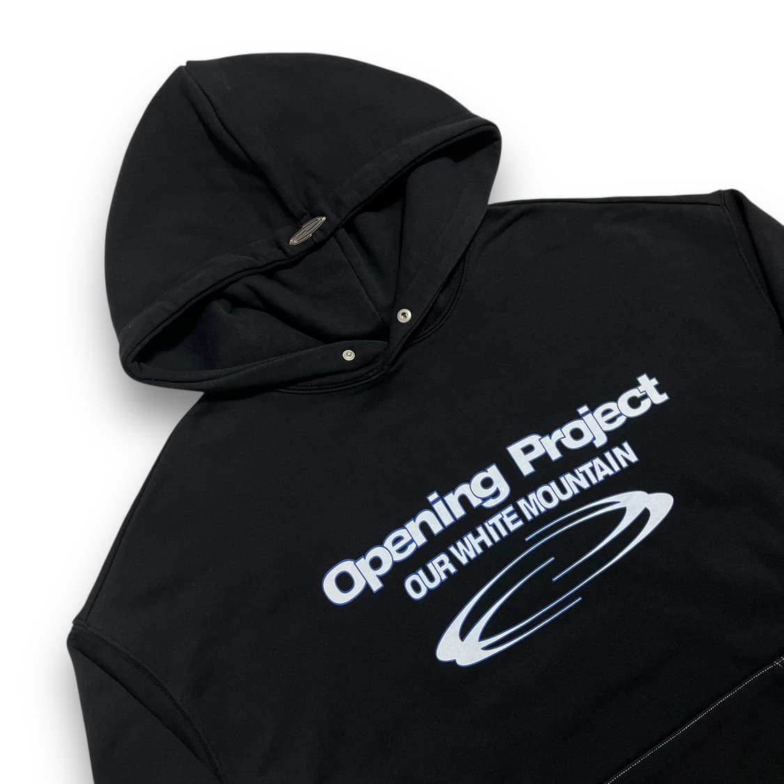 오프닝 프로젝트 아이덴티티 블랙 후디 상품이미지2