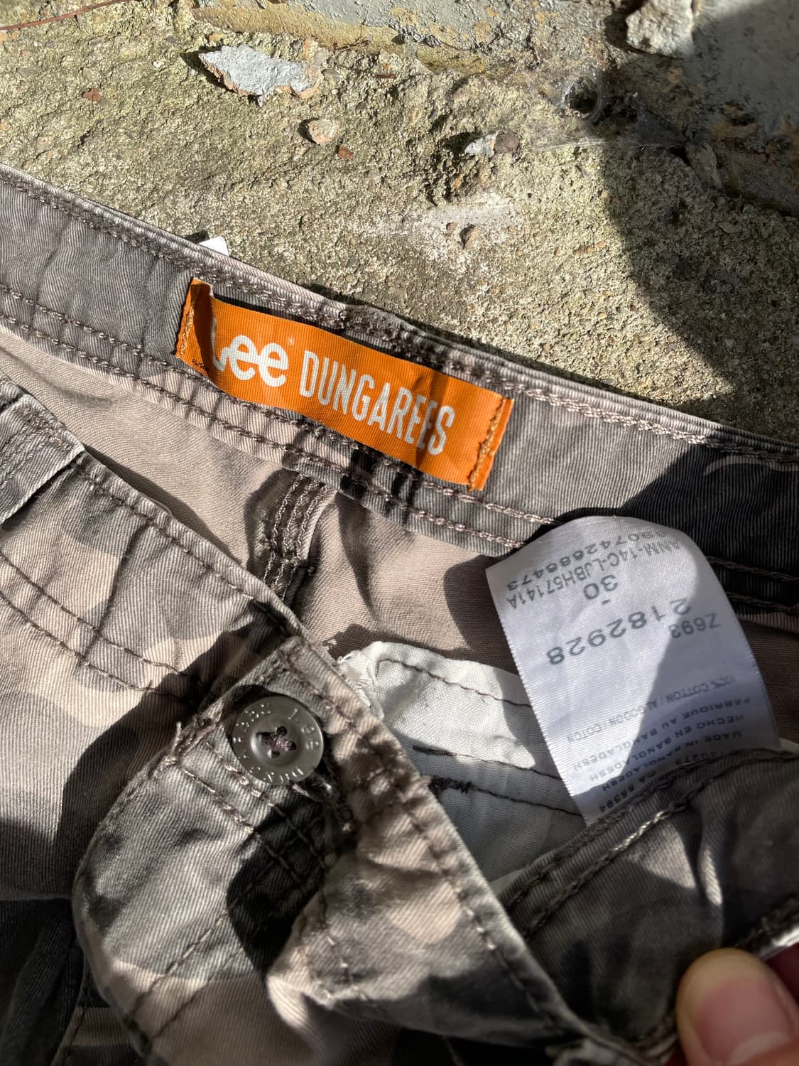 LEE camo short pants  상품이미지3