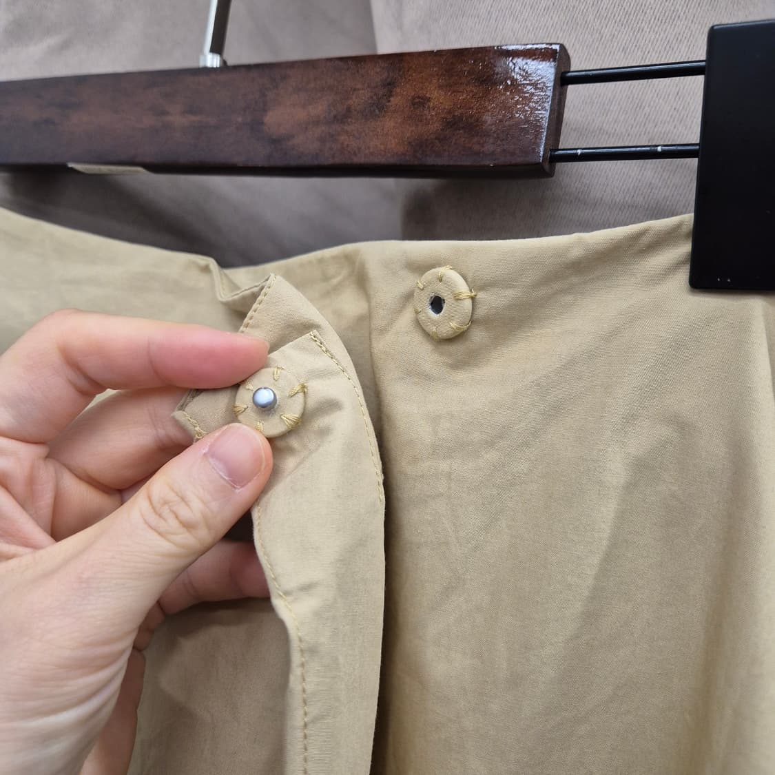 코스 언발란스 랩 스커트 상품이미지2