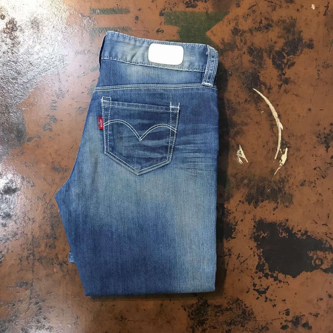 리바이스 중청 오일 워시드 데님 팬츠 허리 27 28 사이즈  상품이미지1