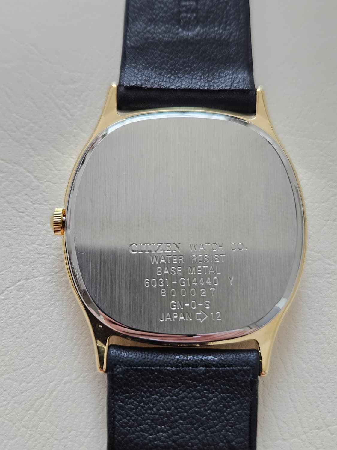 빈티지 시티즌 쿼츠 금장 가죽 시계 민트급 상품이미지7