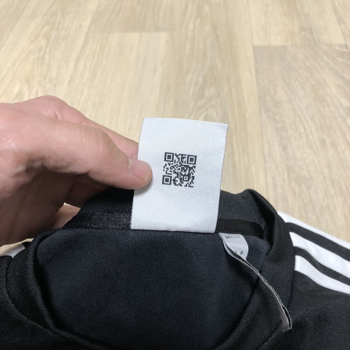 (오버핏 M) 아디다스 adidas 커트라인 져지 맨투맨 블랙 상품이미지4