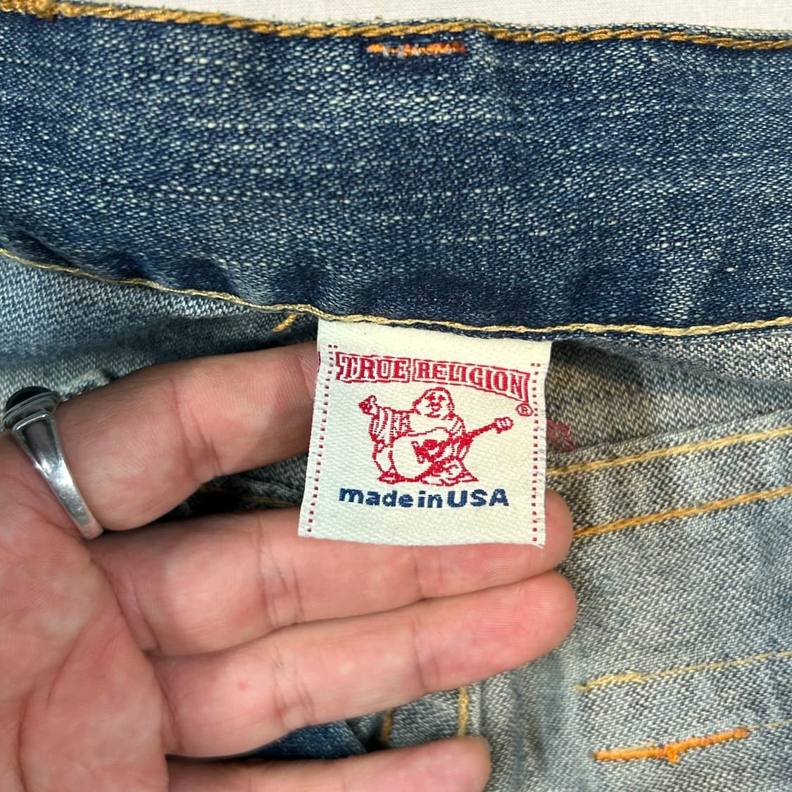 35inch) 트루릴리전 USA 조이 부츠컷 데님 청바지 상품이미지10