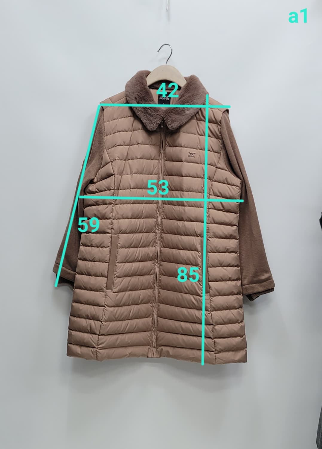 Wolsey 21FW 울시 니트 소매 다운 패딩 코트 / 여 105
 상품이미지10