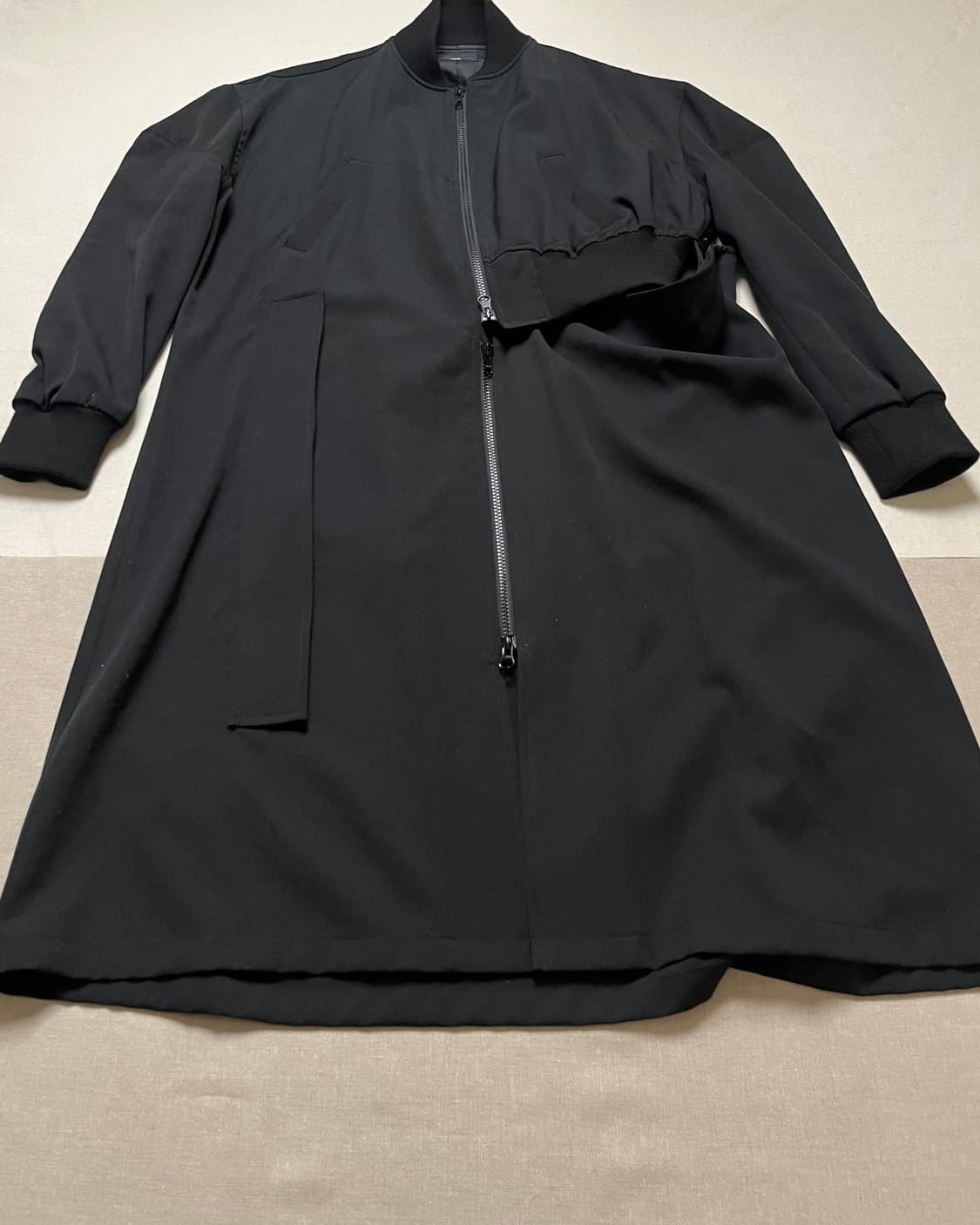 요지야마모토 롱 봄버 코트 yohji yamamoto long ma-1 상품이미지4