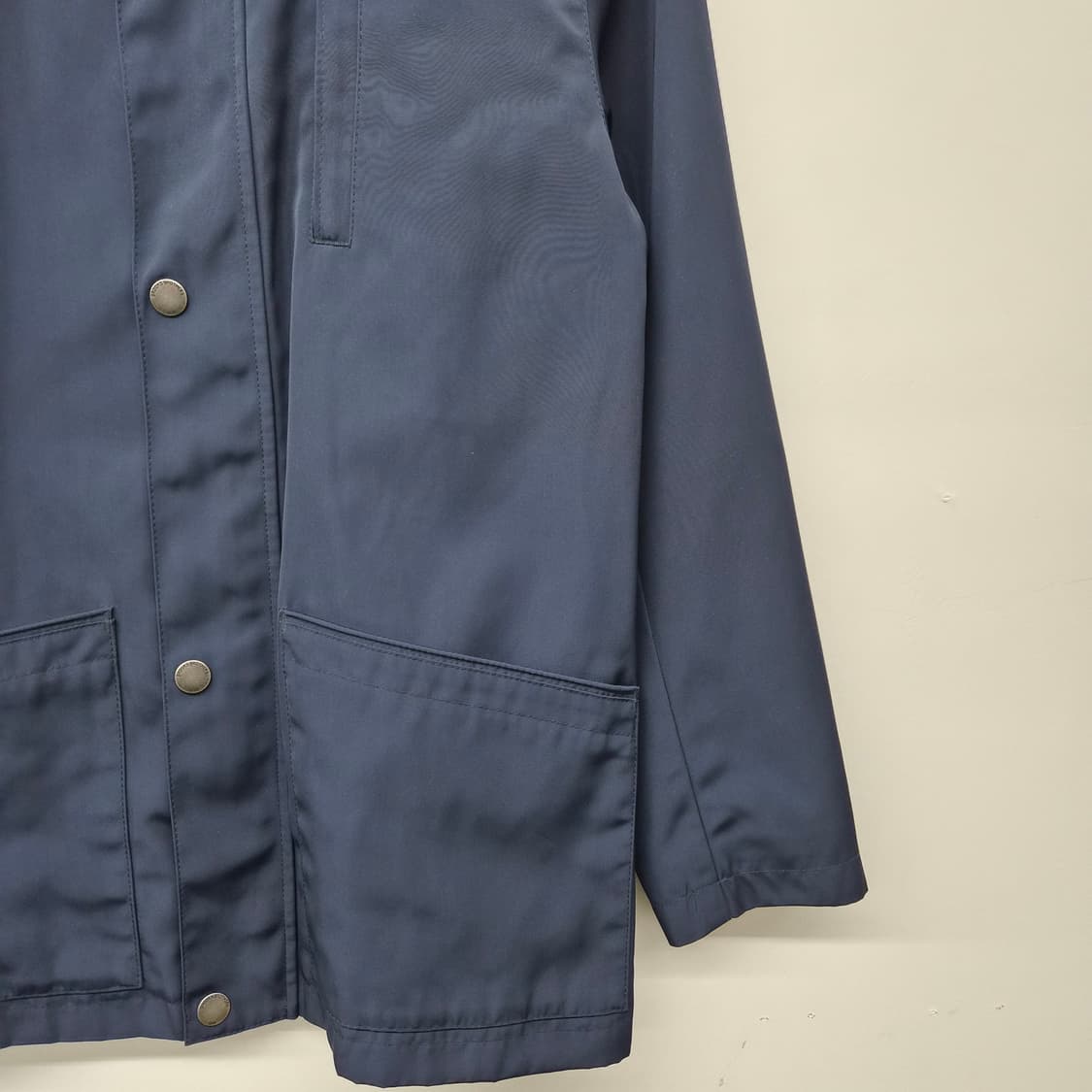 브룩스브라더스 네이비 컬러 하프 코트 남성 XS 상품이미지5
