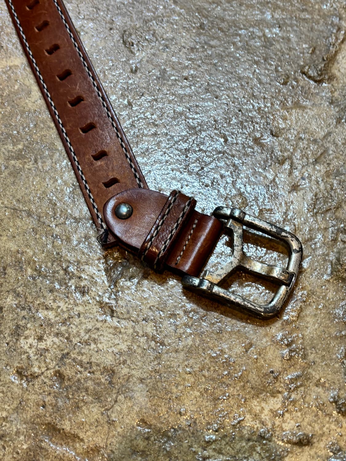 빈티지 가죽 벨트 상품이미지5