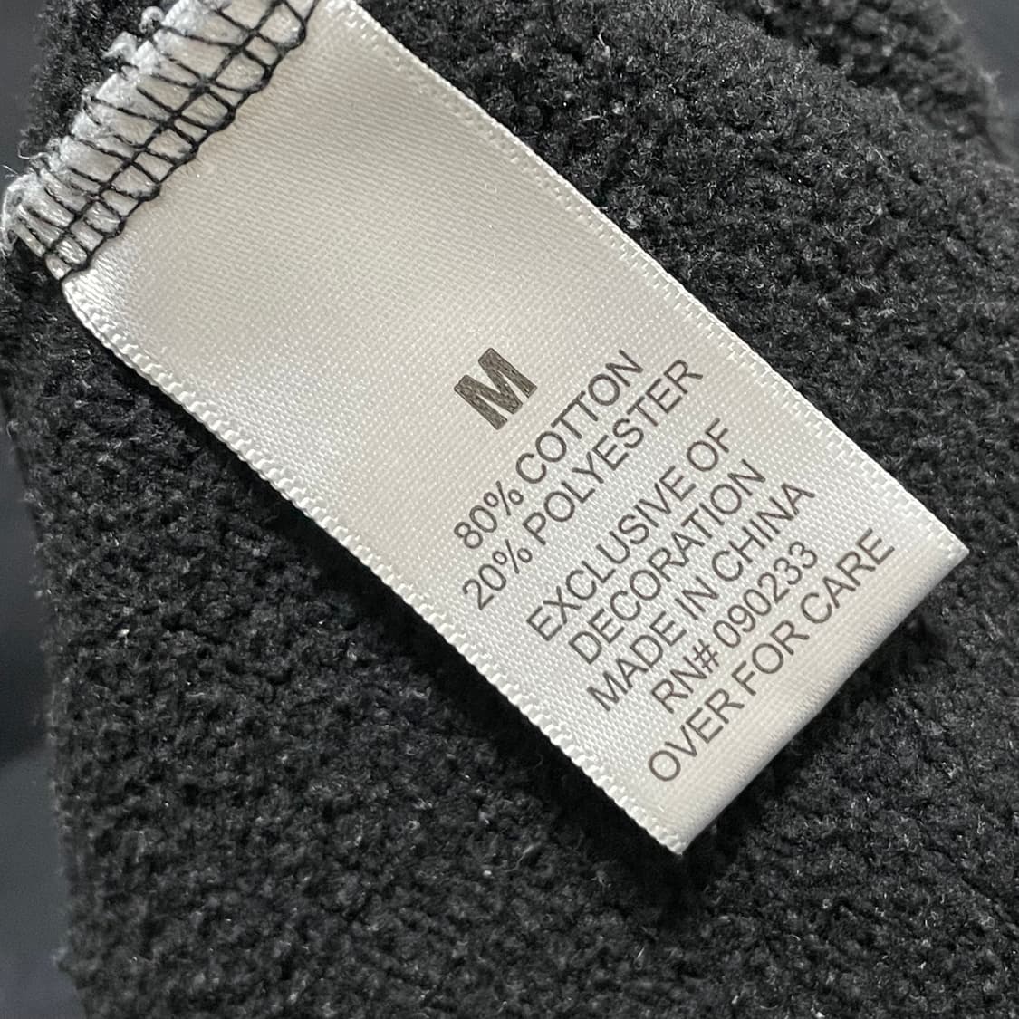 [M] 에센셜 ESSENTIALS 블랙 맨투맨 티셔츠 상품이미지3