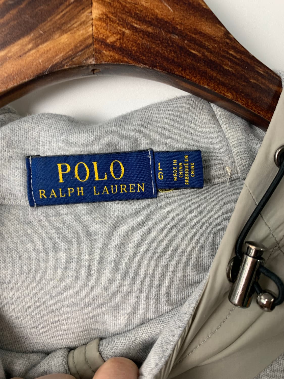 폴로 랄프로렌 신형 포니 그레이 후드집업 자켓 상품이미지6