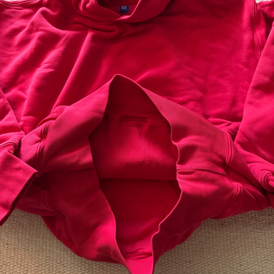 Yzy gap 퍼펙트후드 새상품(레드) 상품이미지3