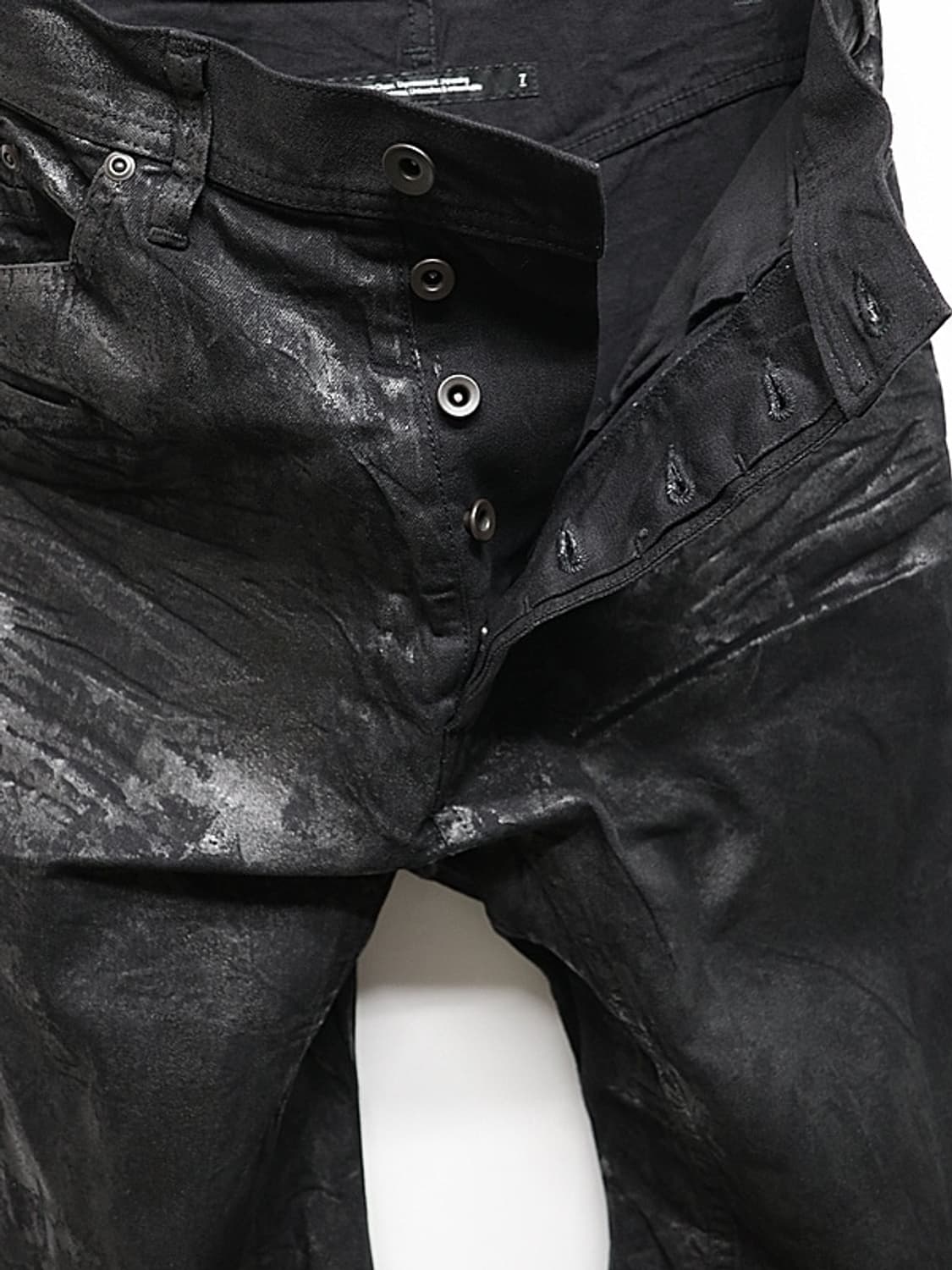 새상품 율리우스 8oz 와이드데님 더티 러스터블랙 2/3사이즈 상품이미지6