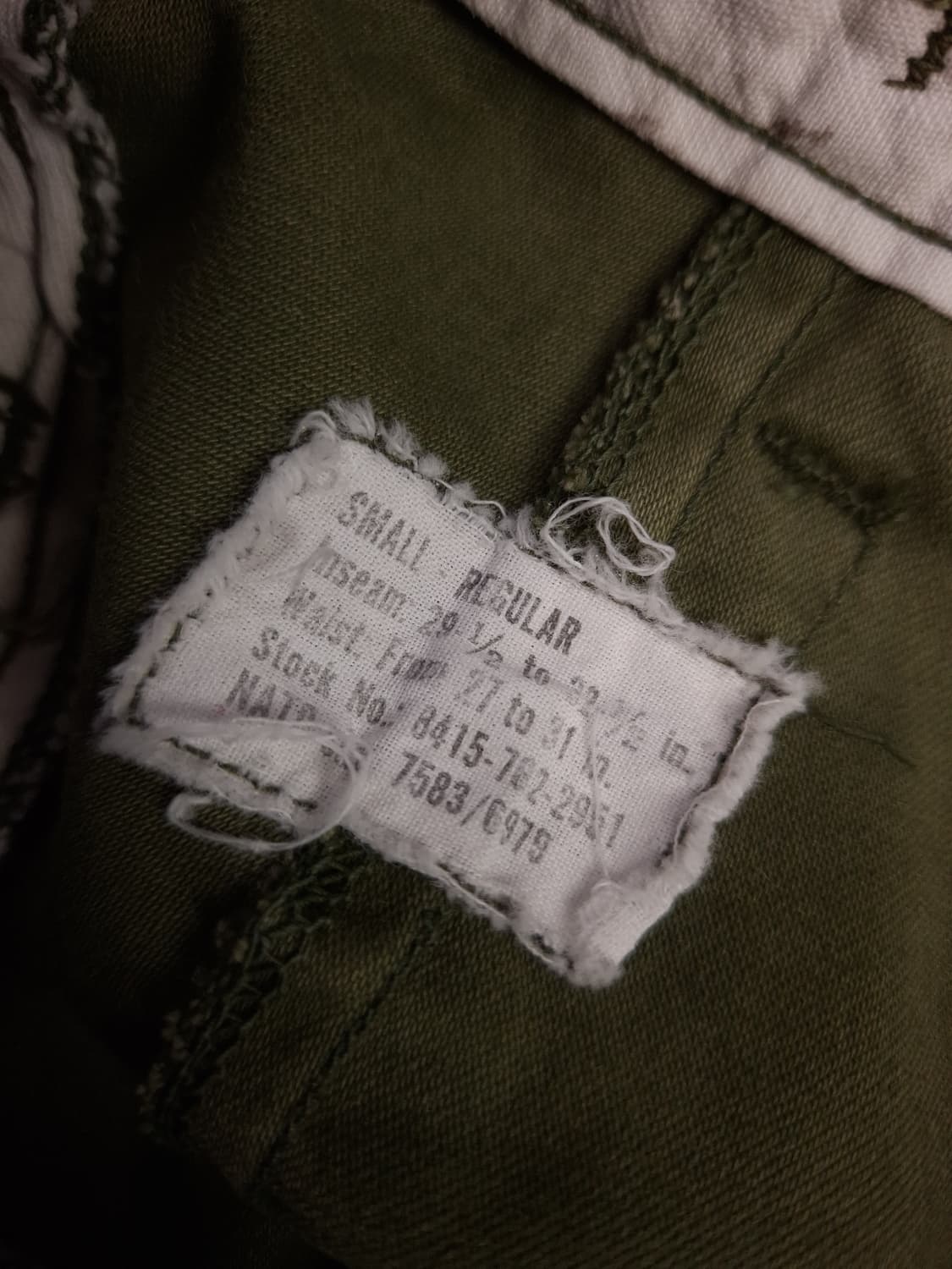 오리지날 미군 M-65 카고바지 상품이미지2