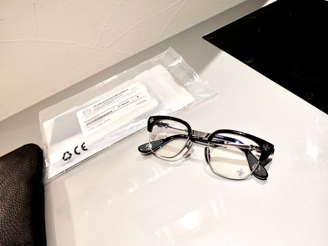 크롬하츠 보넨노이슈어1 블랙/실버 안경 상품이미지1