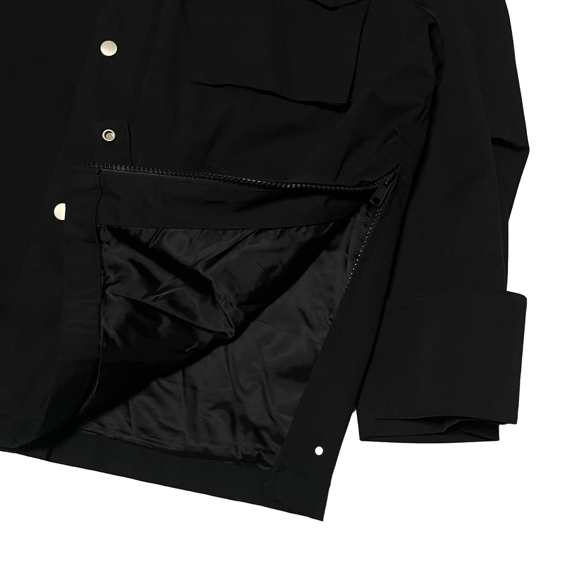 더니트컴퍼니 블랙 포켓디테일 점퍼 상품이미지5