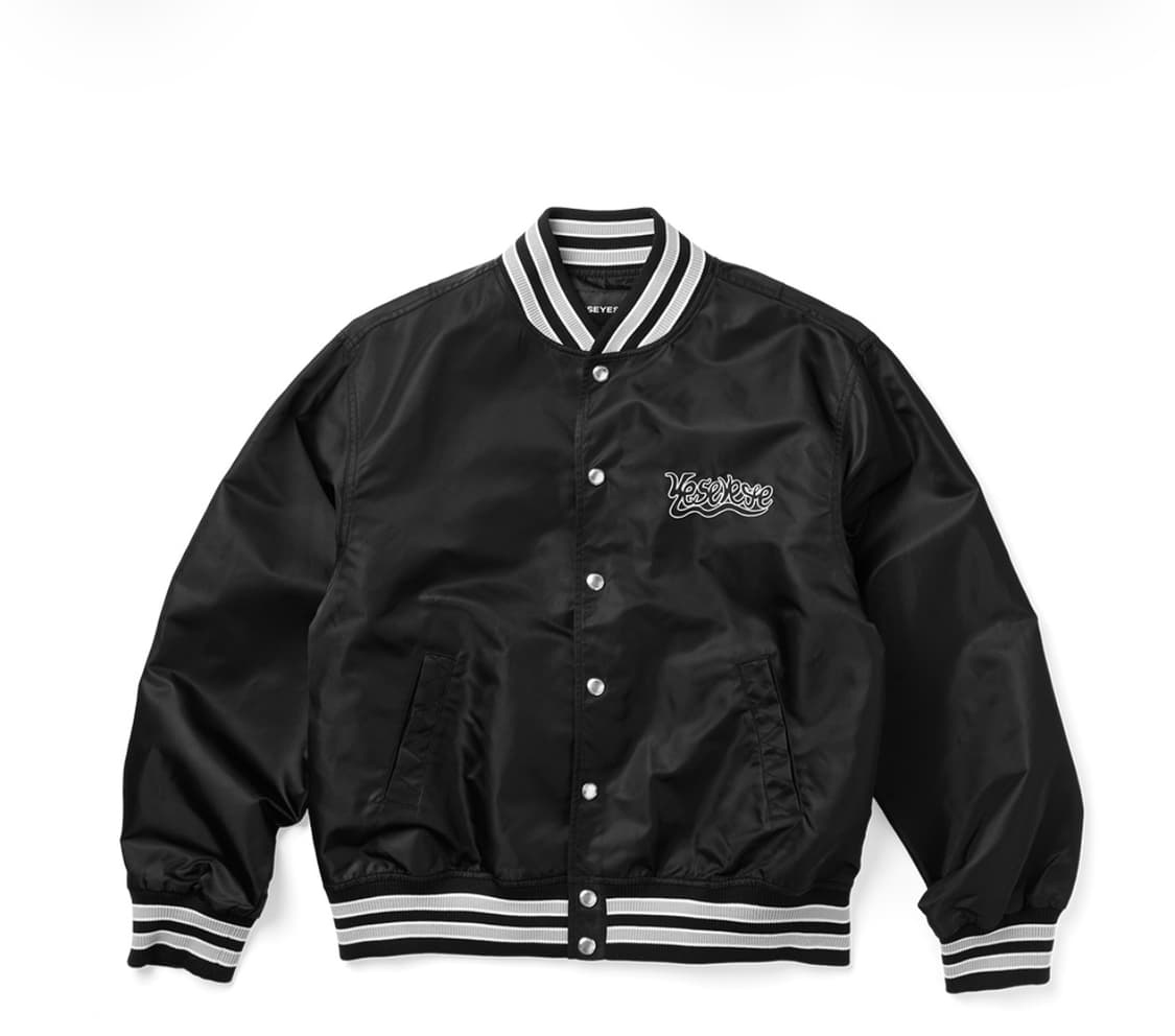 예스아이씨 예스 팀 스타디움 재킷 블랙 상품이미지1