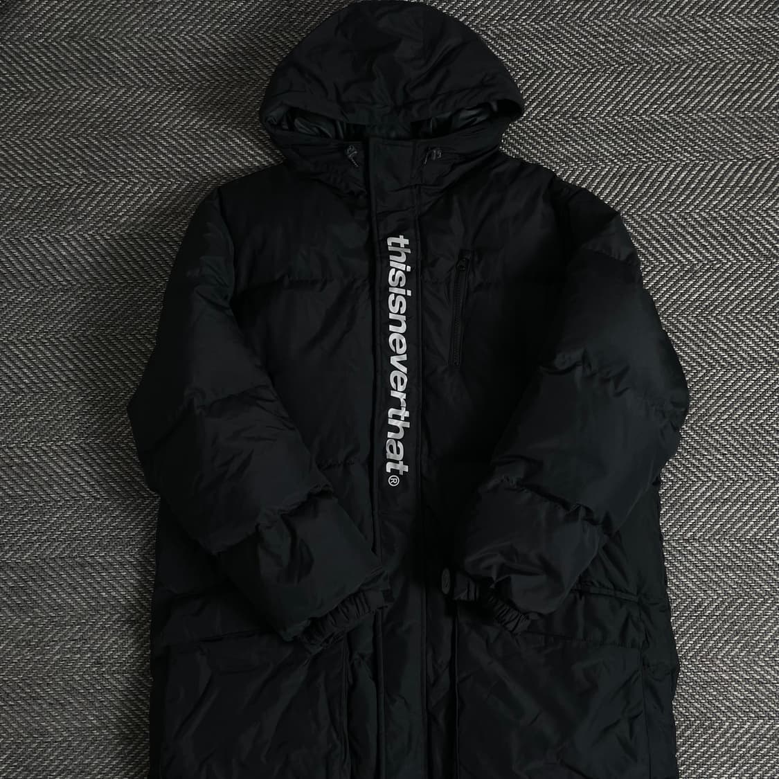 디스이즈네버댓 스펠아웃 빅로고 다운 롱패딩y 3405 상품이미지2