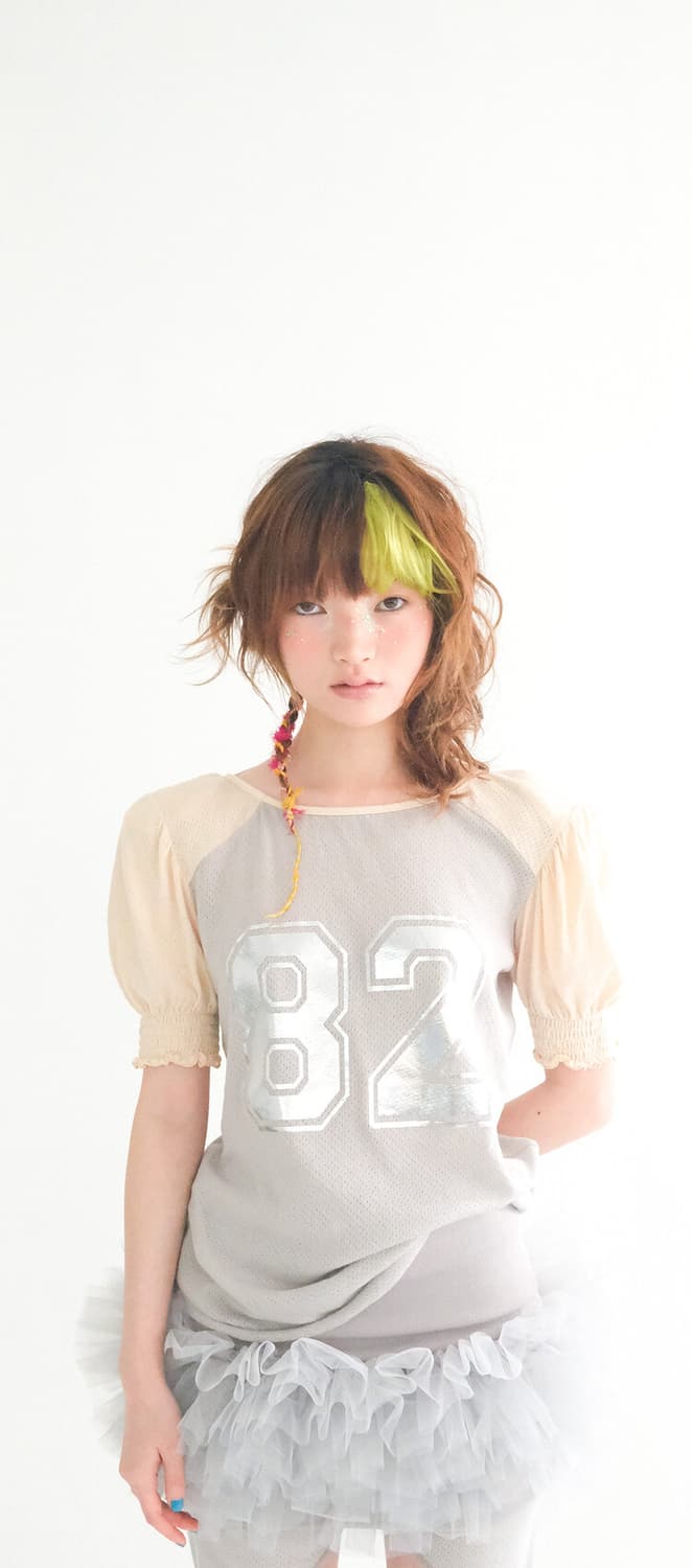 pad shoulder raglan half top 상품이미지1