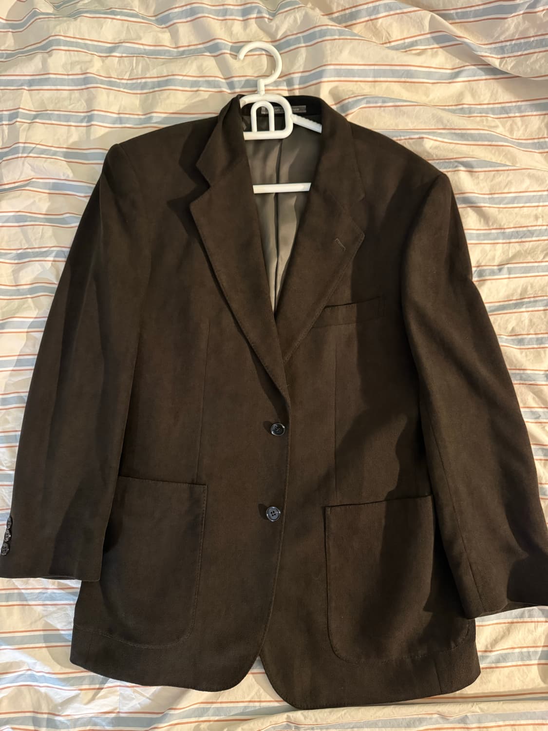 마츠리 오버핏 브라운 자켓 상품이미지2