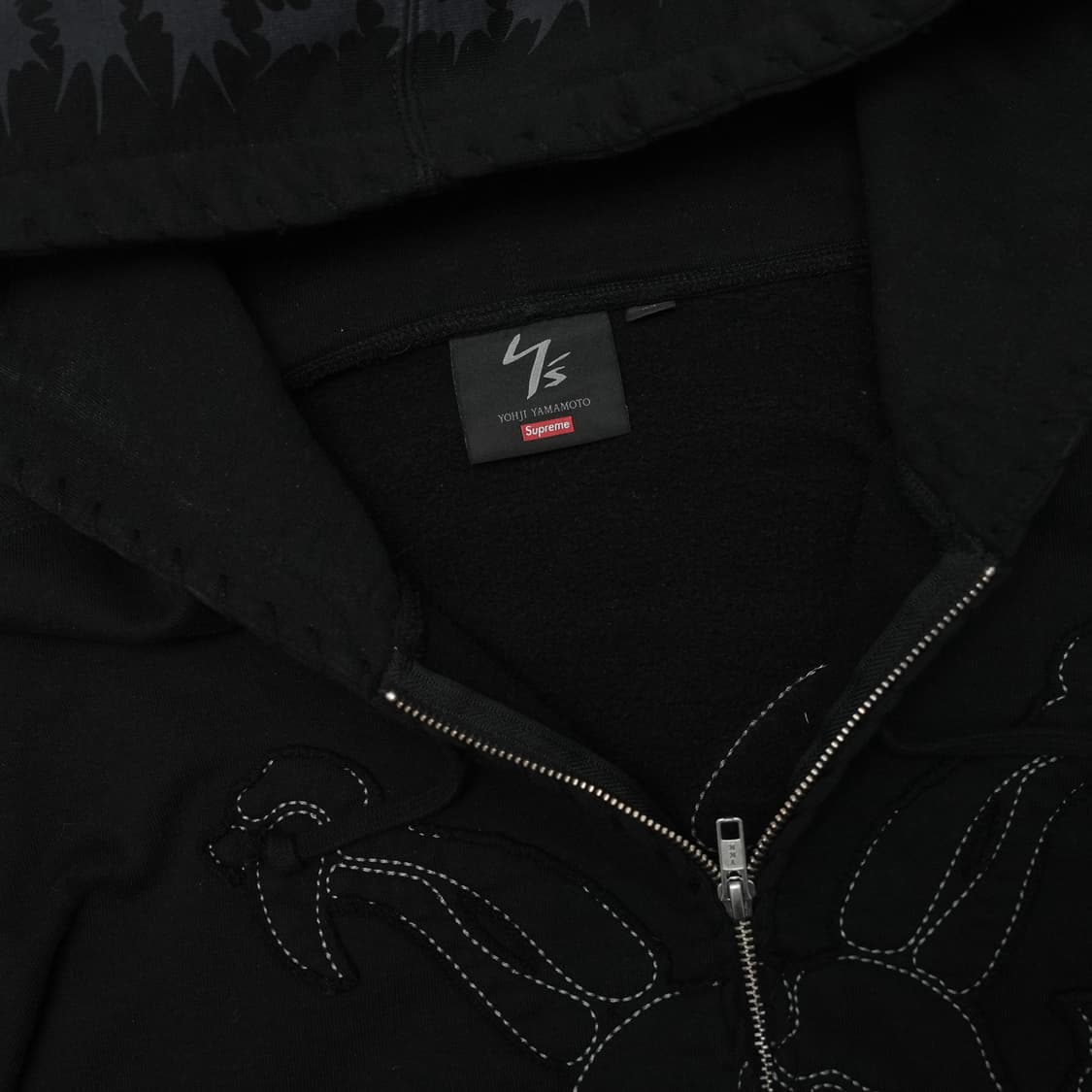 [XL] 슈프림 요지 야마모토 집업 후드 블랙 상품이미지8